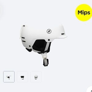 Blenders Chip Snow Helmet - White